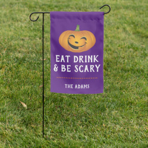 Eat Drink & Be Scary Halloween Party Welcome Sign
