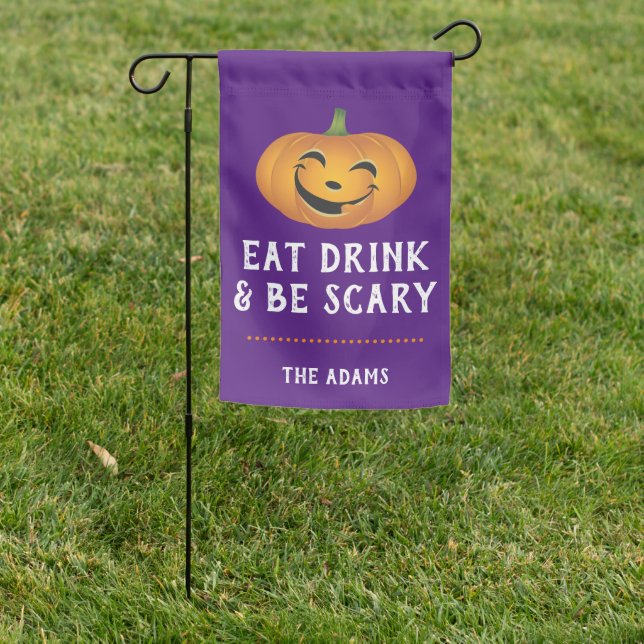 Eat Drink & Be Scary Halloween Party Welcome Sign (In SItu)
