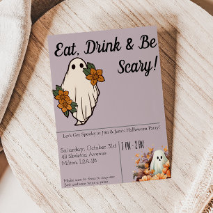 Eat, Drink & Be Scary! Invitation
