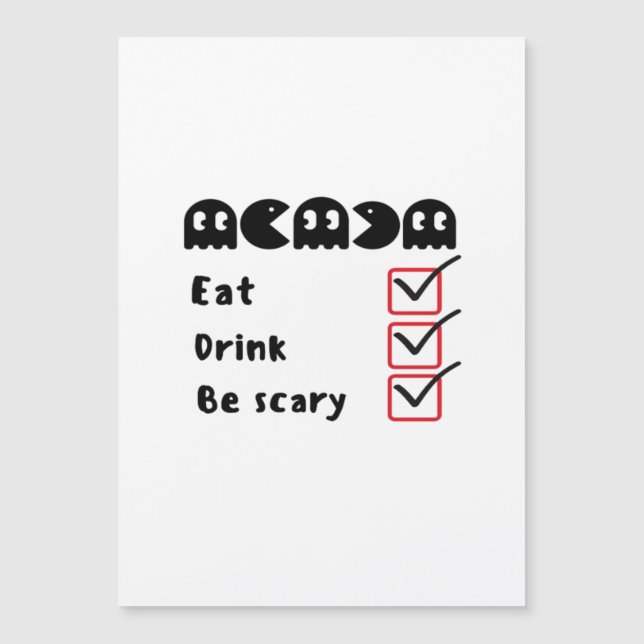 Eat Drink Be Scary Minimal Clean (Front)
