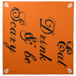 Eat Drink & be Scary Napkin