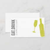 Eat-Drink-BeMarried Escort Card (Front/Back)
