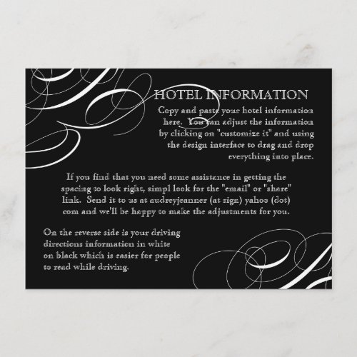 Eat Drink Get Married Calligraphy Swirl Invites