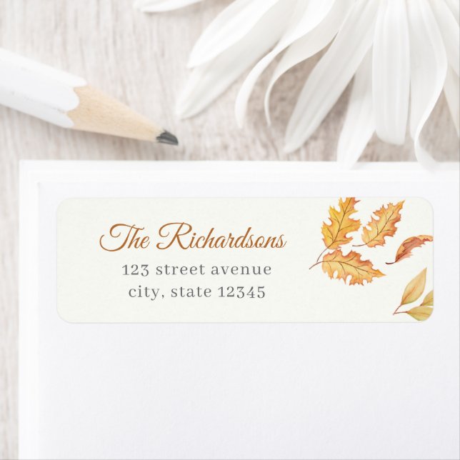 Eat Drink Give Thanks Fall Autumn Thanksgiving Label (Insitu)