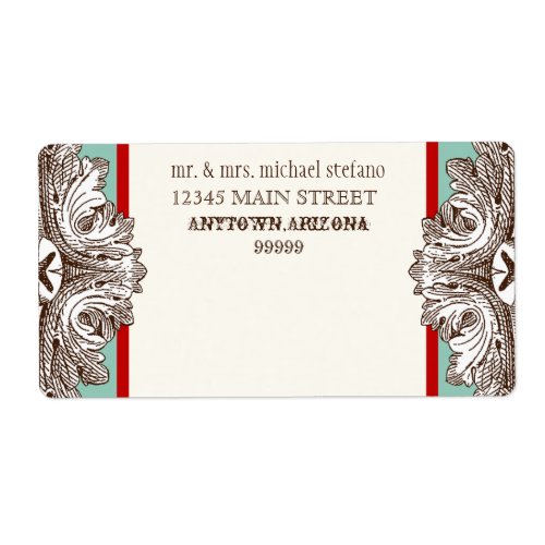 Eat, Drink n Get Married Matching Address Labels