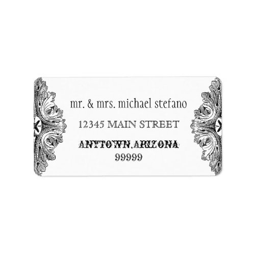 Eat Drink n Get Married Matching Address Labels