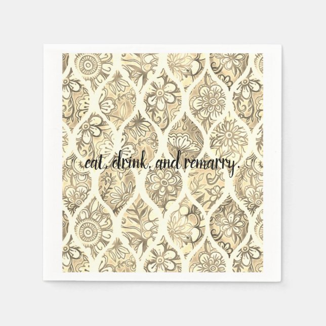 eat, drink, & remarry napkins (Front)