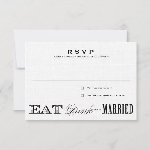 EAT, DRINK | RSVP 3.5 x 5