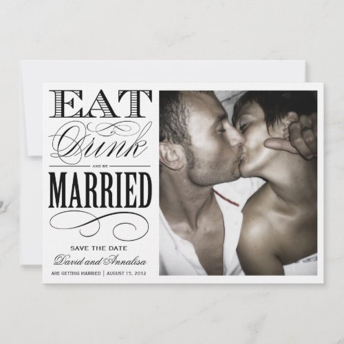 EAT, DRINK  | SAVE THE DATE