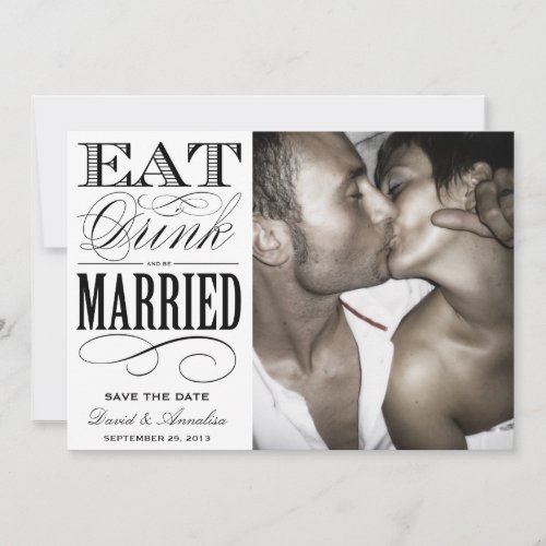 EAT, DRINK  | SAVE THE DATE