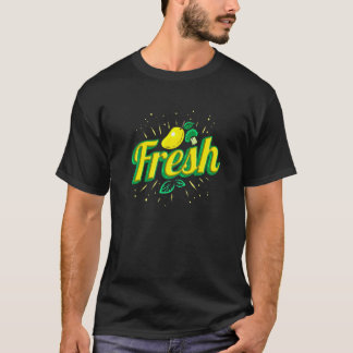 Eat Fresh Mango Lemon And Brokkoli  Vegetarian  Go T-Shirt