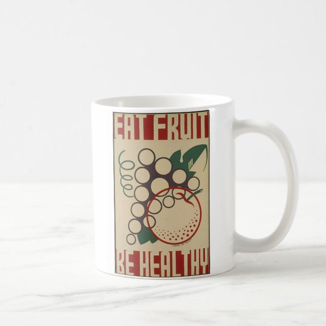 Eat Fruit- 1938 Coffee Mug (Right)