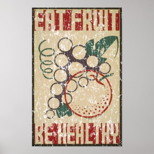 Eat Fruit - 1938 - distressed Poster (Front)