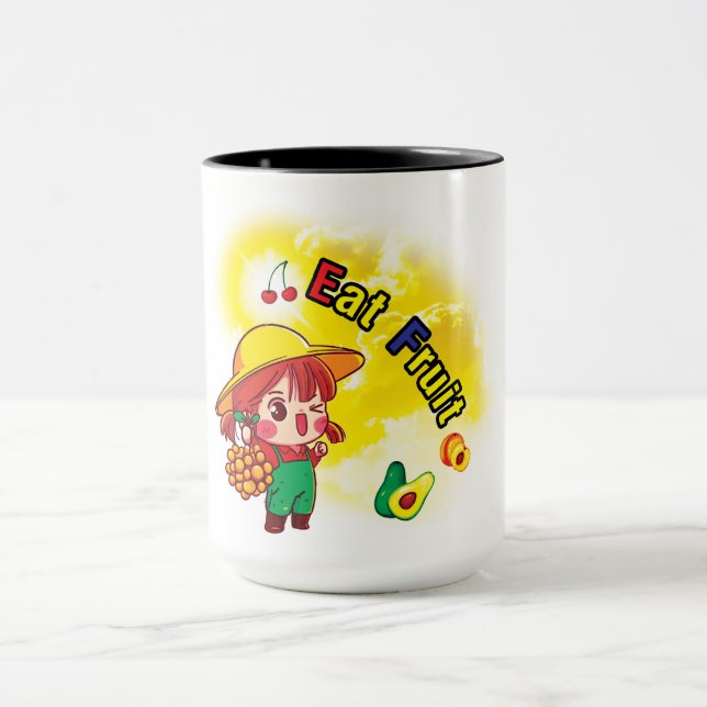 Eat Fruit Mug (Center)