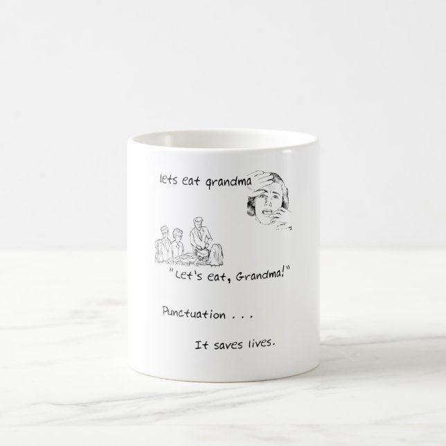 Eat Grandma Coffee Mug (Center)