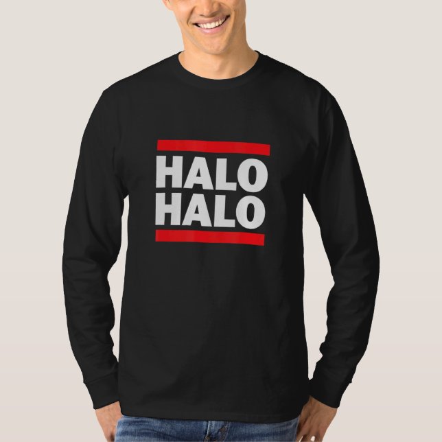 Eat Halo Halo Filipino Culture Pride T-Shirt (Front)