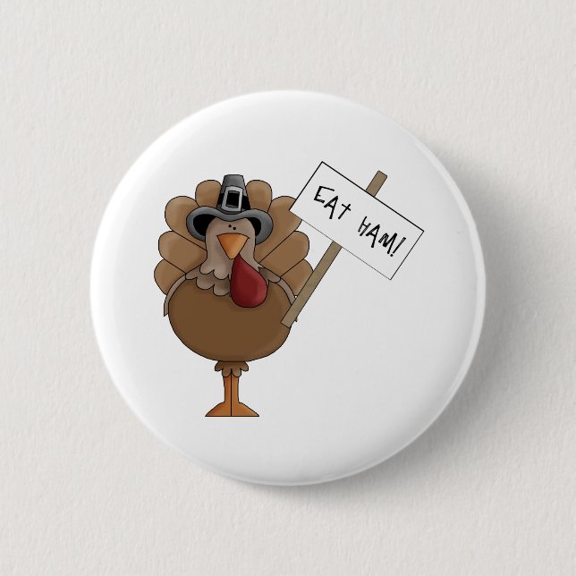 Eat Ham Button (Front)