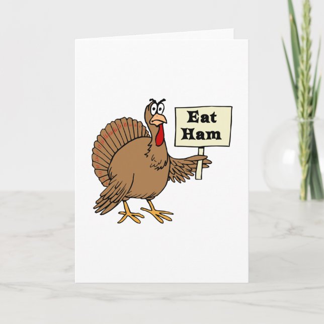 Eat Ham Holiday Card (Front)