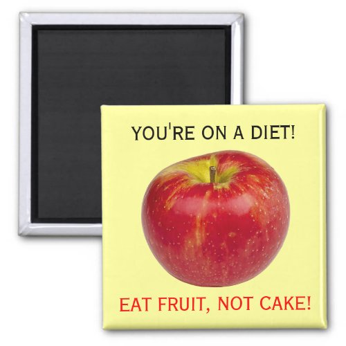 Eat Healthy Apple Fruit Food Diet Reminder Magnet