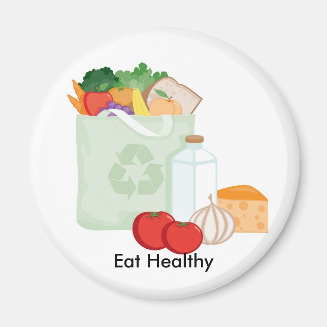Eat Healthy Magnet (Front)