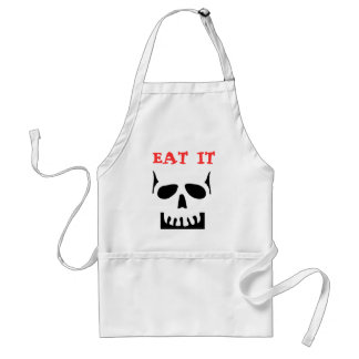 EAT IT Skull Apron