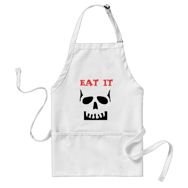 EAT IT Skull Apron (Front)
