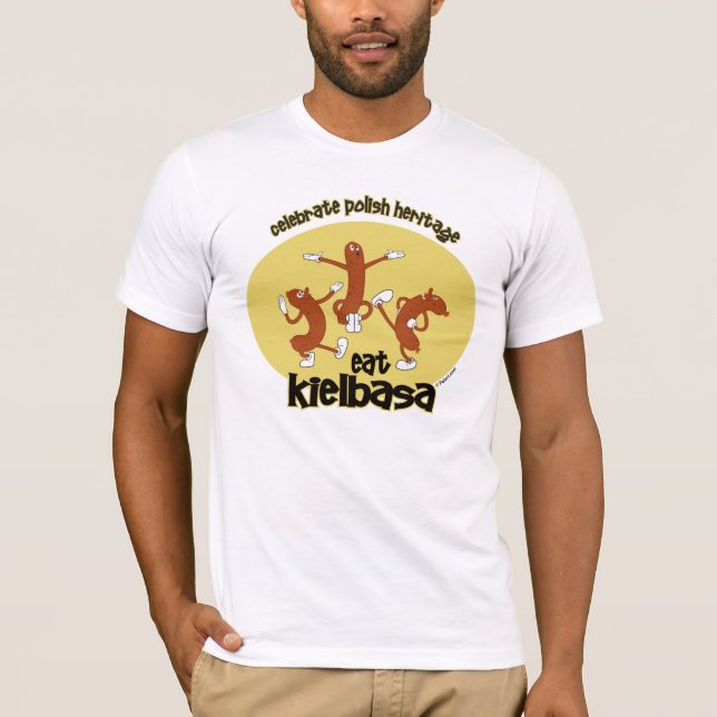 Eat Kielbasa T-Shirt (Front)