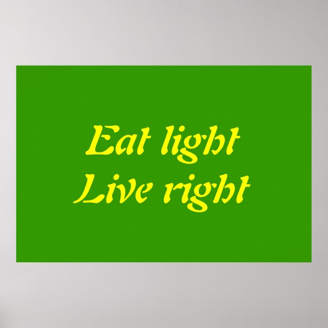 eat light poster (Front)