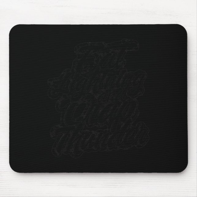 Eat Lightning And Crap Thunder - Bodybuilding And  Mouse Pad (Front)