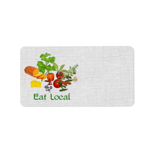 Eat Local Label