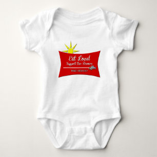 Eat Local Onsies Baby Bodysuit