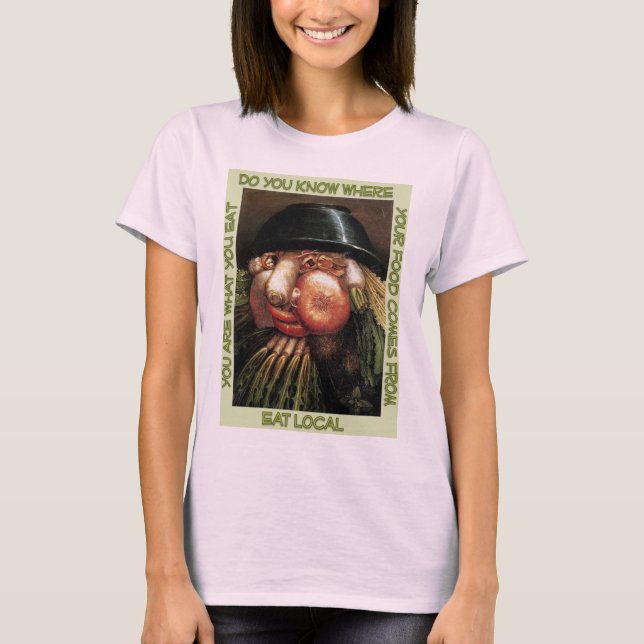 Eat Local Organic Tee (Front)