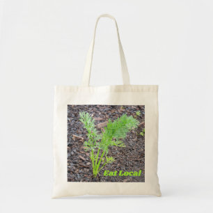 Eat Local Sprouting Carrots Tote Bag