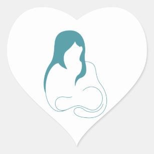 Eat Local Support Breastfeeding Nursing Moms Heart Sticker
