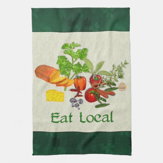 Eat Local Towel (Vertical)