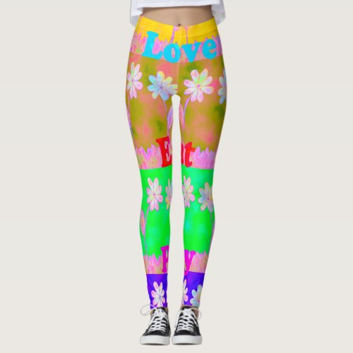 Eat Love Play Clothing floral all over print Leggings