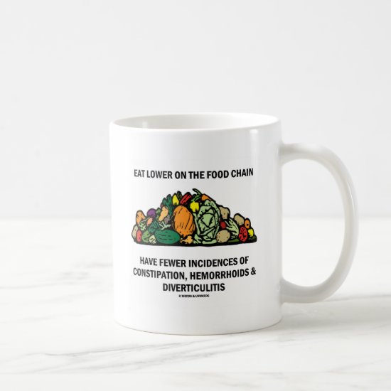 Eat Lower On The Food Chain (Vegetables) Coffee Mug