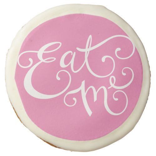 Eat Me Calligraphy Cookies