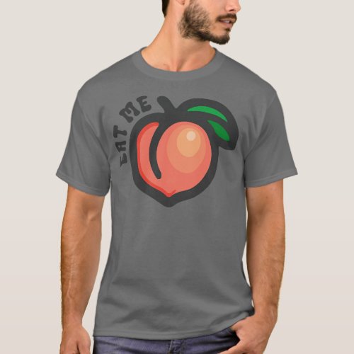 Eat Me Peach Emoji T_Shirt