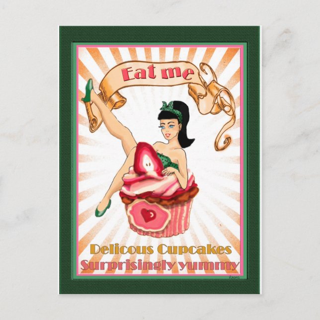 Eat me postcard (Front)