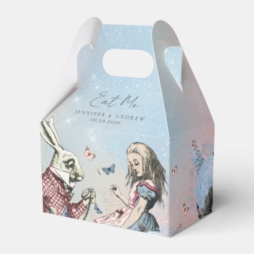 Eat Me Vintage Alice In Wonderland Favor Boxes