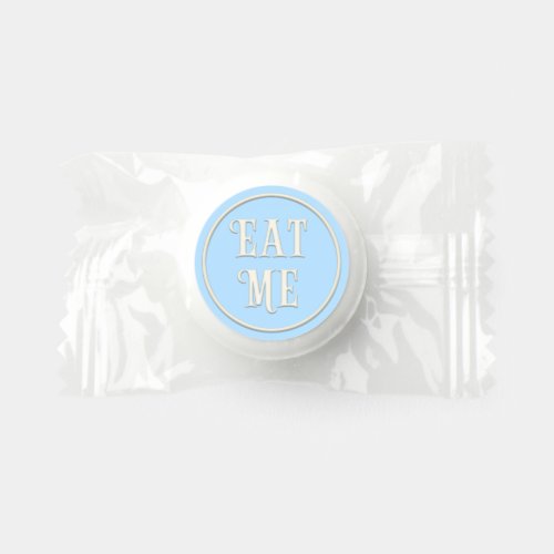 Eat Me Wonderland Tea Party Pastel Blue Life Saver Mints