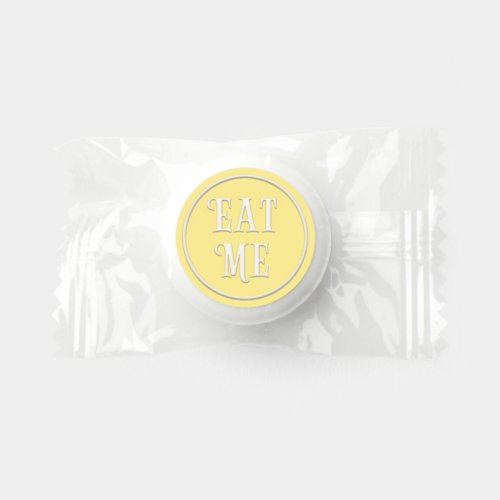 Eat Me Wonderland Tea Party Pastel Yellow Life Saver Mints