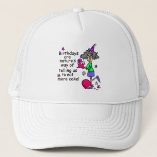 Eat More Cake Birthday Humor Trucker Hat