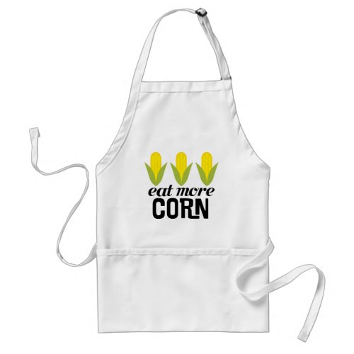 Eat More Corn Adult Apron