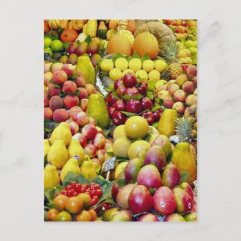 Eat More Fruit Postcard by windsorarts at Zazzle