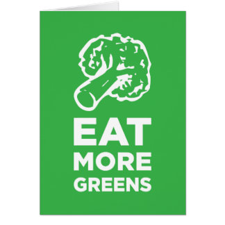 Eat More Greens Cards