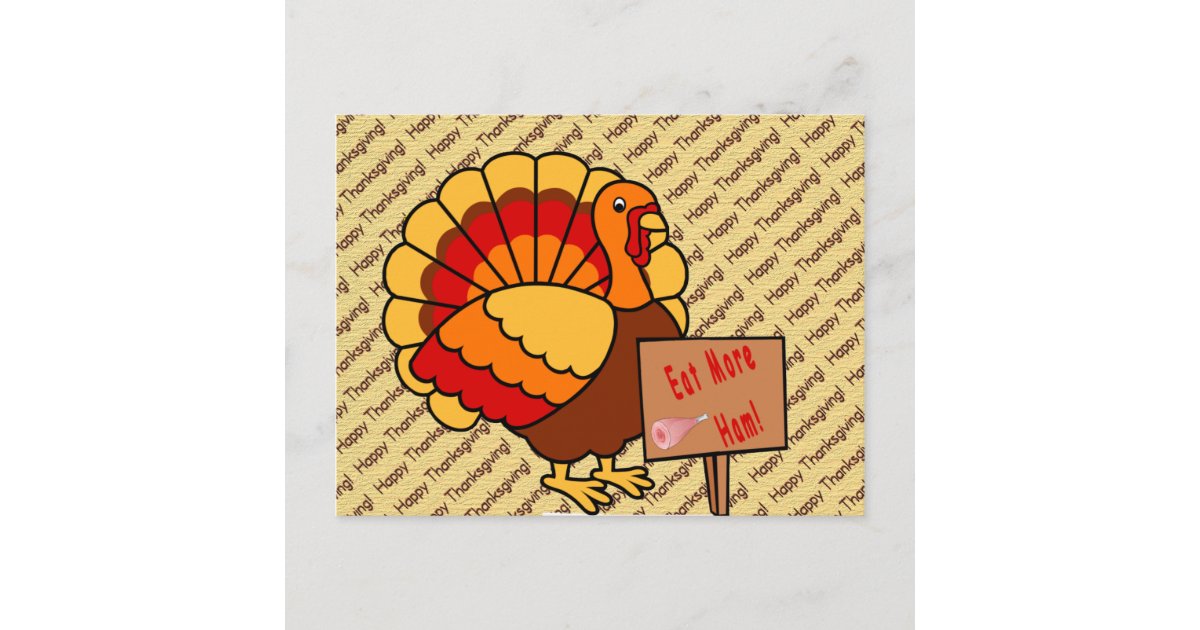 eat-more-ham-postcard-zazzle