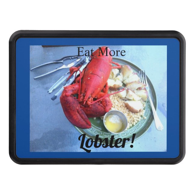 Eat more lobster Thunder_Cove Hitch Cover (Front)