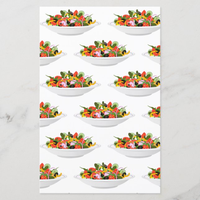 Eat more plants fresh salad motivation lettering (Front)